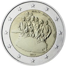 Euro commémorative malte d'occasion  Retonfey