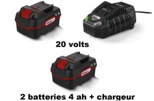 Parkside lot batteries d'occasion  France