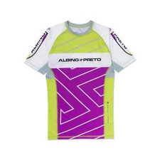 2025 Novo Design Albino & Preto, um refinado protetor de erupção cutânea de treinamento e curto ajustado, usado comprar usado  Enviando para Brazil