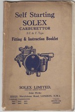Solex types carburettor for sale  BATLEY