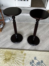 Pair turned wood for sale  COLCHESTER