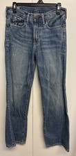 Jeans feminino vintage Abercrombie & Fitch original 5 bolsos onça extra pesada tamanho 12 comprar usado  Enviando para Brazil