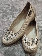Russell bromley gold for sale  LEVEN
