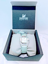 Relógio feminino Swarovski Crystal Time pulseira verde clara, usado comprar usado  Enviando para Brazil