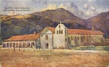 Cartão postal 1920 Solvang California Santa Ines Mission California Art 24-6812 comprar usado  Enviando para Brazil