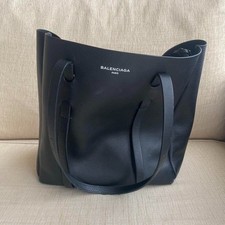 Autêntica bolsa tote de couro preta BALENCIAGA Everyday com bolsa e bolsa espelhada comprar usado  Enviando para Brazil