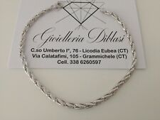 Bracciale oro bianco usato  Mazzarrone