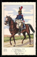 Old postcard cuirassiers d'occasion  Expédié en Belgium