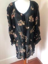 Bluse langbluse schwarz gebraucht kaufen  Krumbach