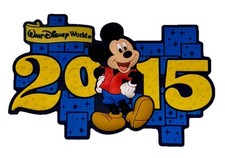 Ímã de geladeira Walt Disney World 2015 WDW lembrança Mickey Mouse RARO, usado comprar usado  Enviando para Brazil