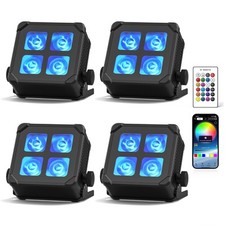 Usado, Luz de iluminação LED à prova d'água RGBWA+UV alimentada por bateria sem fio DMX Par Can DJ comprar usado  Enviando para Brazil