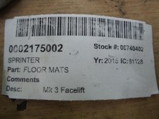 Mercedes sprinter floor for sale  SKELMERSDALE