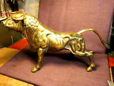 Antique brass bull for sale  BROMYARD