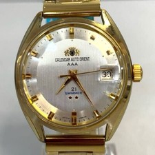ORIENT calendário nadador relógio masculino antigo automático mostrador prateado analógico do Japão comprar usado  Enviando para Brazil