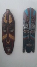 Coppia maschere legno usato  Milano