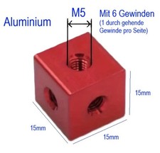 Alu gewinde würfel gebraucht kaufen  Reutlingen
