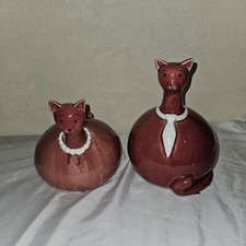 Ceramic cat couple d'occasion  Expédié en Belgium