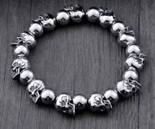 Skull bead elasticated for sale  LEEDS