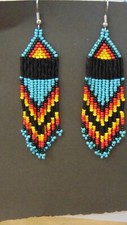 Seed bead earrings for sale  Ainsworth