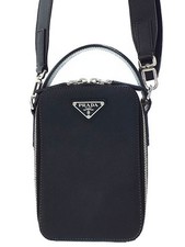 Bolsa de couro Prada Prada Brique Saffiano 2VH067 #T1093 comprar usado  Enviando para Brazil
