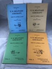 ENCYCLOPEDIA OF U. S. MILITARY AIRCRAFT 1908 to April 1917 (1970) VOL 1-4 comprar usado  Enviando para Brazil