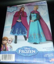 Usado, Fantasia Disney Anna Elsa Frozen Cape Vestido Costura Padrão Miss 6-12 LARP Cosplay comprar usado  Enviando para Brazil