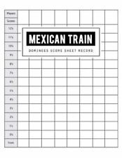 Mexican Train Score Record: Dominoes Mexican Train Scoring Game Record Level... comprar usado  Enviando para Brazil