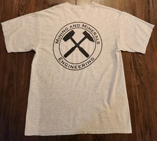 Camisa manga curta vintage Virginia Tech VT engenharia de mineração e minerais tamanho GG comprar usado  Enviando para Brazil