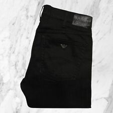 AJ Armani Jeans Uomo Neri Eccellente Stato J315D Taglia 33 W33 Tra 46 e 48 ITA na sprzedaż  Wysyłka do Poland