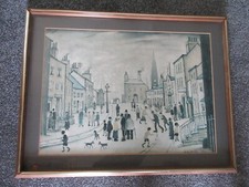 Lowry framed print for sale  CREWE