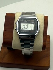 Relógio Digital CASIO A158W | Modelo 593 | Cronógrafo Alarme Prata | 36mm | Vintage comprar usado  Enviando para Brazil