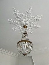 Antique basket chandelier d'occasion  Paris XVIII