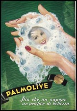 Pubblicita 1949 palmolive usato  Biella
