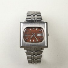 Relógio vintage masculino 21J mostrador vermelho estojo de TV automático 6119-5400 perfeito estado Seiko 5 📆 comprar usado  Enviando para Brazil