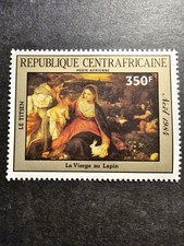 Timbre centrafrique tableaux d'occasion  Castelnau-le-Lez