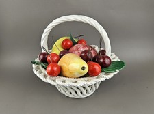 Majolica fruit basket for sale  NOTTINGHAM
