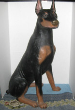 Lifelike sitting doberman for sale  Chicago
