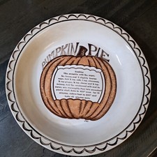 Pumpkin pie plate for sale  Freeport