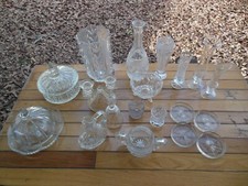 Vintage lot crystal for sale  Opp