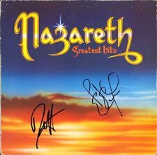 NAZARETH Greatest Hits VINYL LP Dan McCafferty Agnew Love Hurts Autograph SIGNED comprar usado  Enviando para Brazil