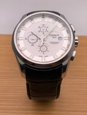 Usado, Relógio masculino Tissot Couturier T035.627.16 automático 43mm mostrador branco data cronógrafo comprar usado  Enviando para Brazil