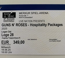 Ticket guns roses gebraucht kaufen  Meerbusch-Strümp,-Osterath