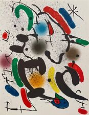 Joan miro riginallithographie gebraucht kaufen  Berlin