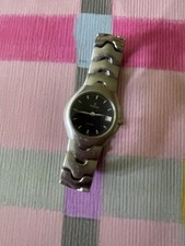 Feminino Festina 6611 mostrador preto prata aço inoxidável data comprar usado  Enviando para Brazil