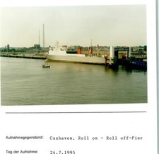 10188322 - 2190 Cuxhaven Roll on - Roll off - Pier Foto montiert auf Karton comprar usado  Enviando para Brazil