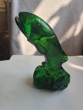 Green glass fish for sale  NEATH