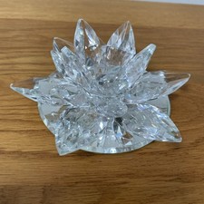 Vintage crystal lotus for sale  LIVERPOOL