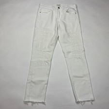 Moldura Le Boy Jeans Borda Crua Bolsos Algodão Elástico Desgastado Marfim Feminino 27, usado comprar usado Moldura Le Boy Jeans Borda Crua Bolsos Algodão Elástico Desgastado Marfim Feminino 27, usado comprar usado  Enviando para Brazil