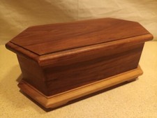 Wooden casket shaped for sale  NEWTON-LE-WILLOWS