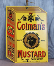 Enameled porcelain colmans for sale  SANDBACH